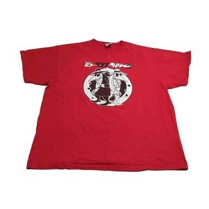 Spy Vs Spy Mad Magazine T Shirt Red Men's XL Vintage